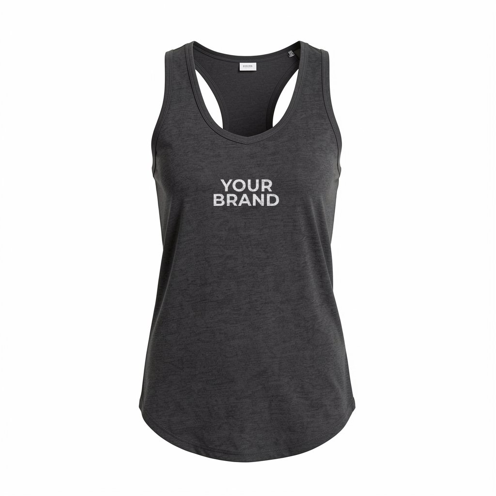 District Women's Perfect Tri Racerback Tank. DM138L