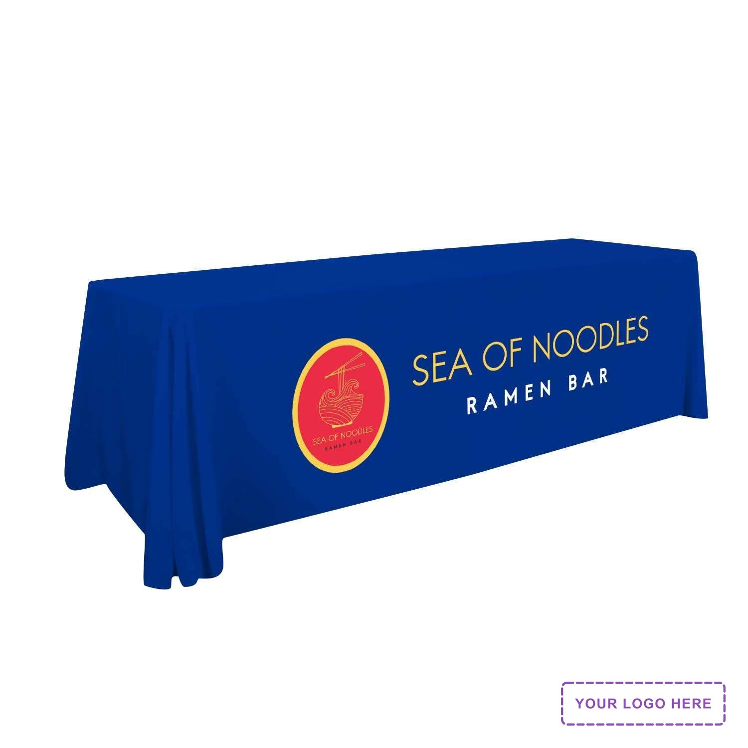 8' Standard Table Throw (Full-Color Front Only)