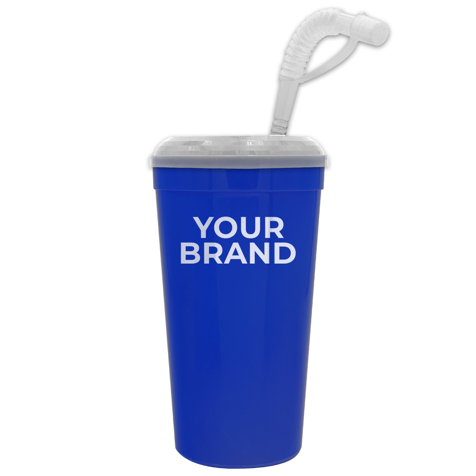 Garyline® Supersize Stadium Cup with Straw Lid - 32 oz.