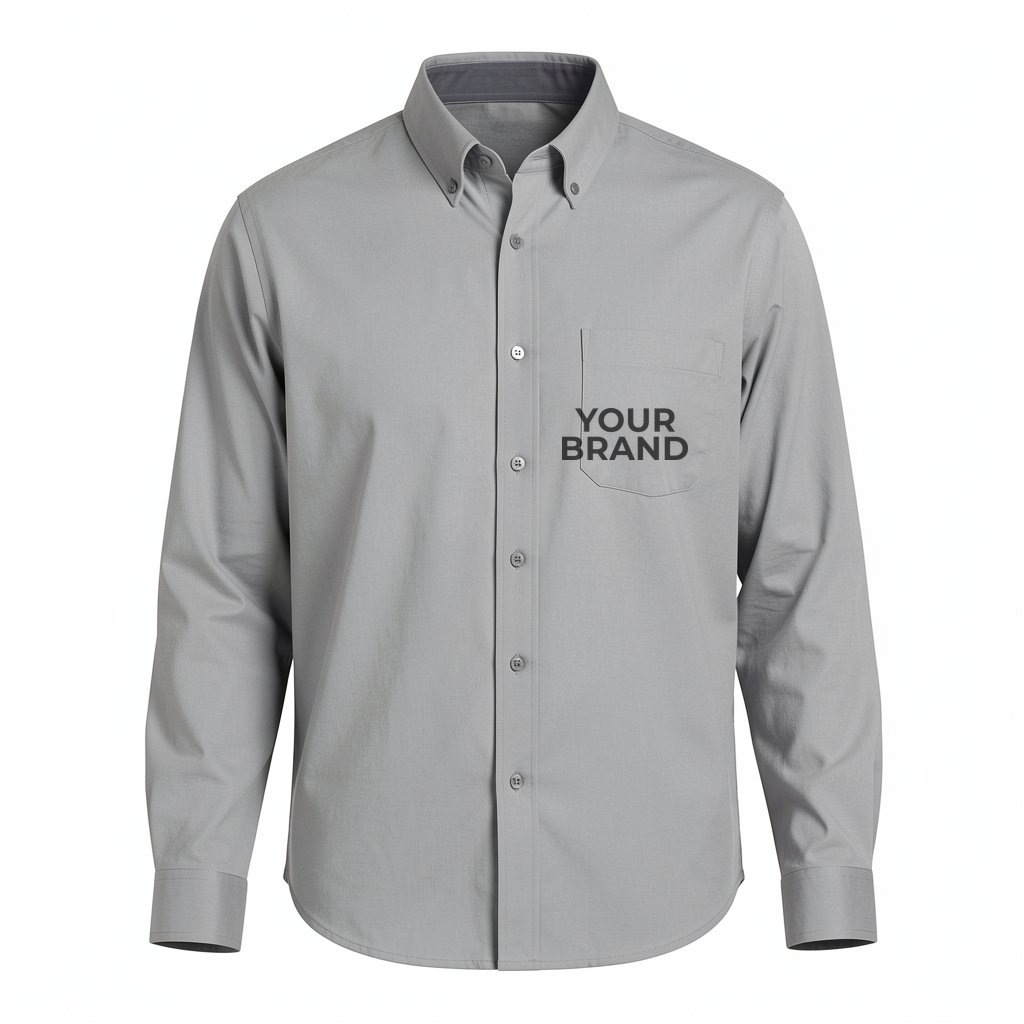 Port Authority Long Sleeve Nailhead Easy Care Shirt W816