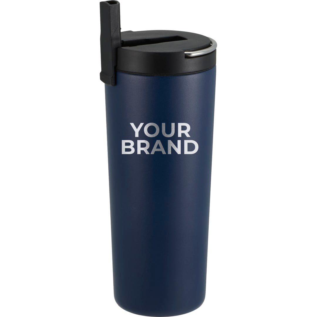 Thor Copper Insulated Tumbler 24oz Flip Straw Lid