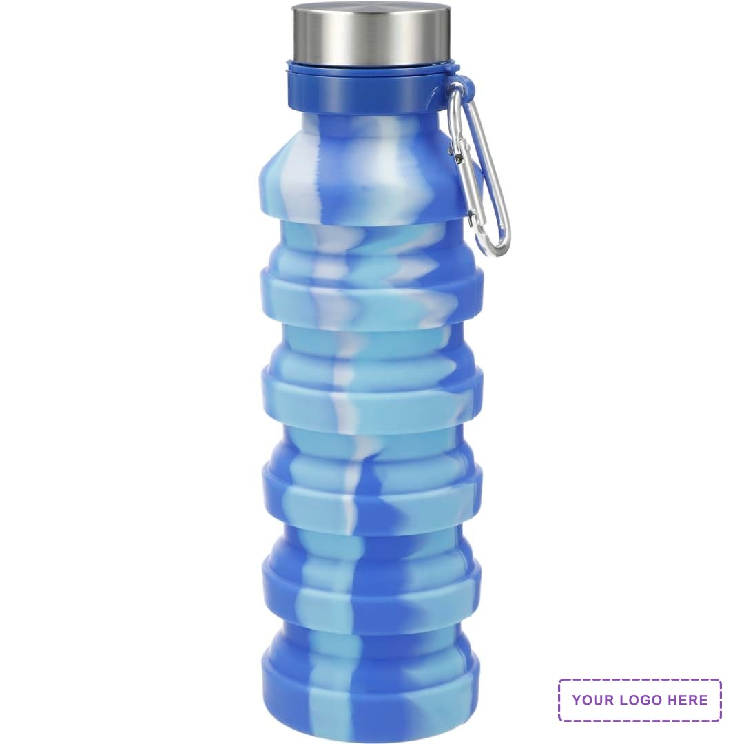 Zigoo Silicone Collapsible Bottle 18oz - Tie Dye