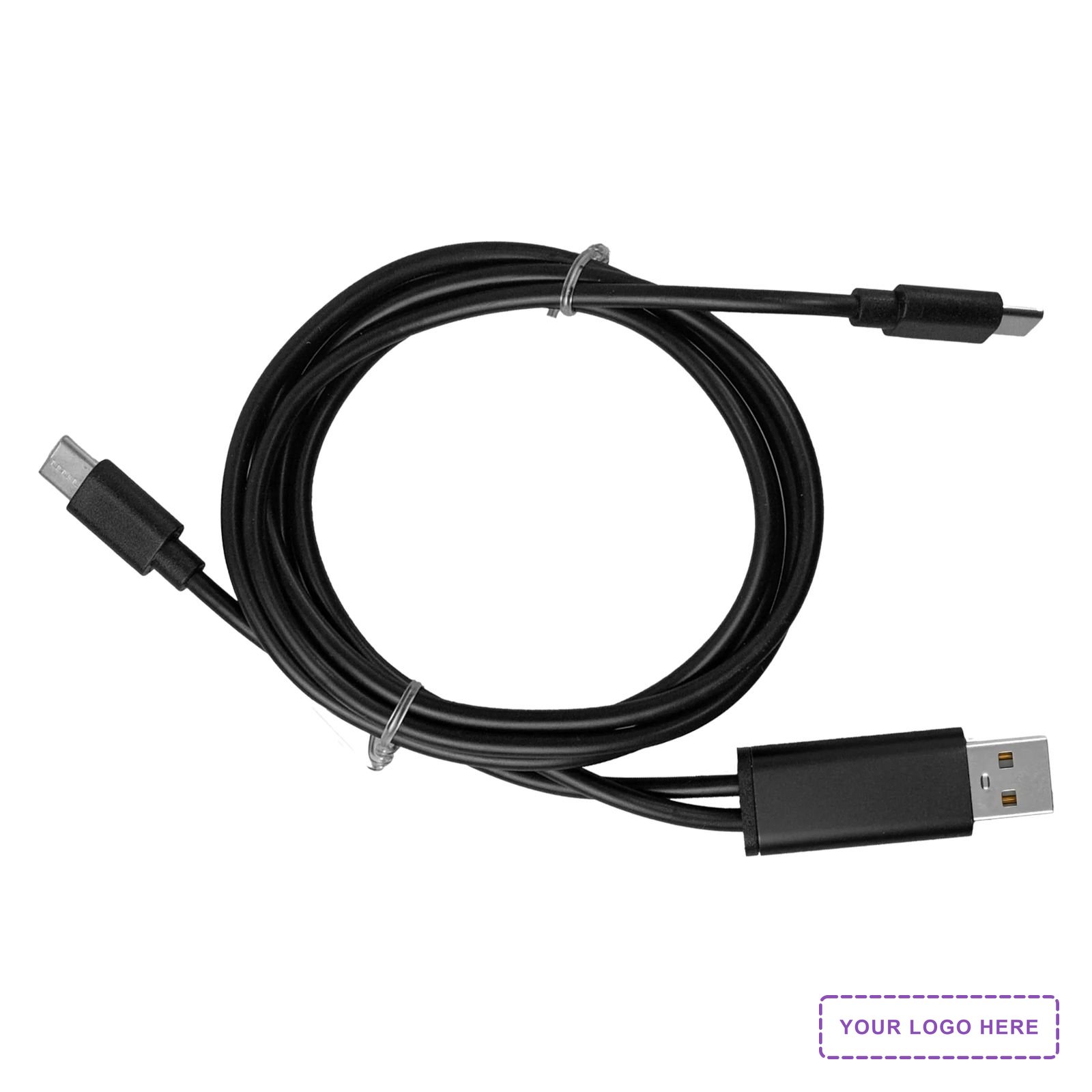 4 ft Dual Input A + C to C Accent Cable