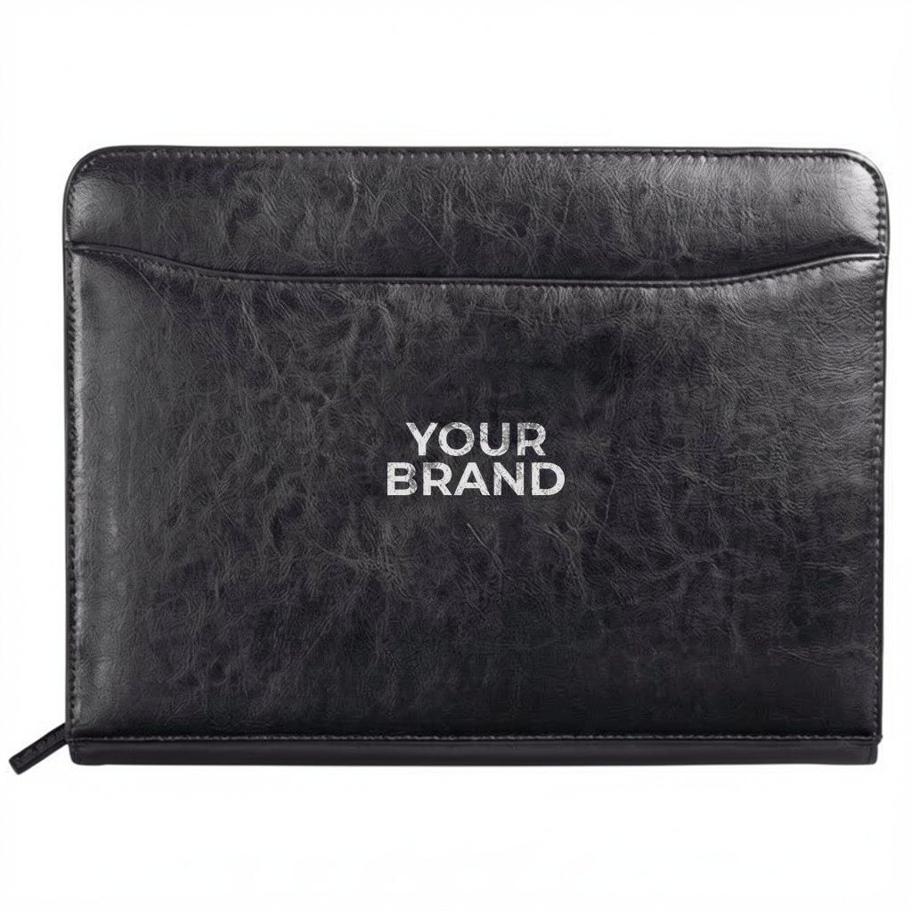 FSC® Mix Renaissance Recycled Zippered Padfolio