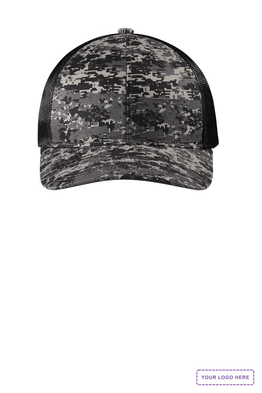 Port Authority Digi Camo Snapback Trucker Cap C404