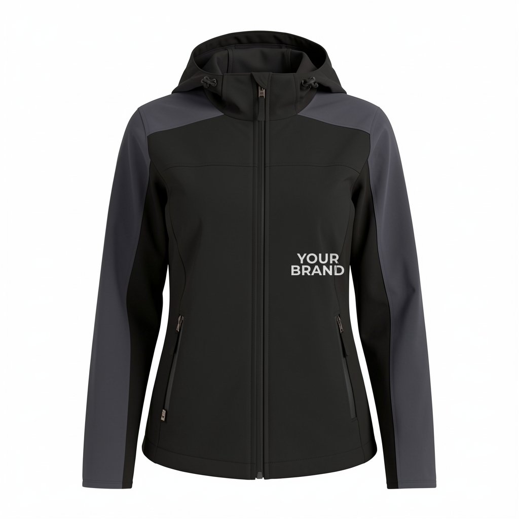 Port Authority Women's Hooded Core Soft Shell Jacket. L335