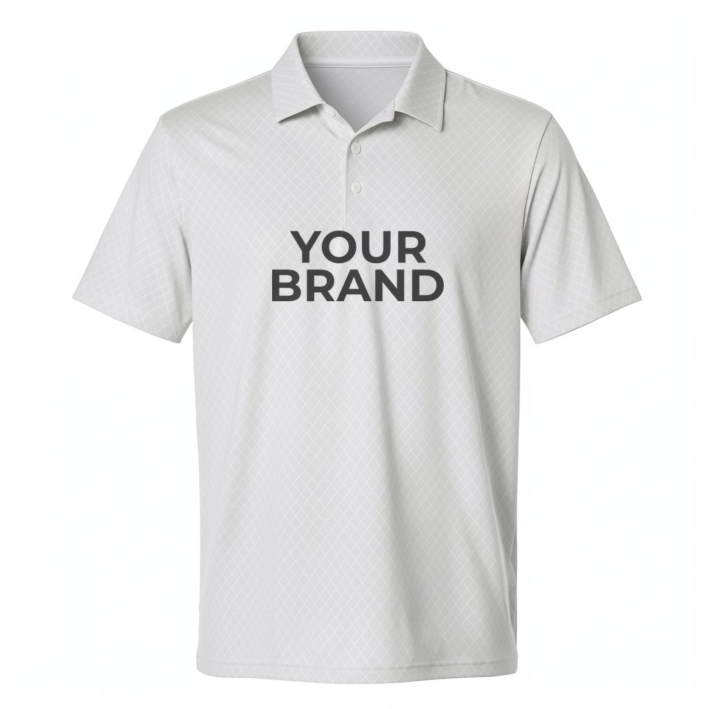 Men's 4-Way Stretch Printed Polo - A716
