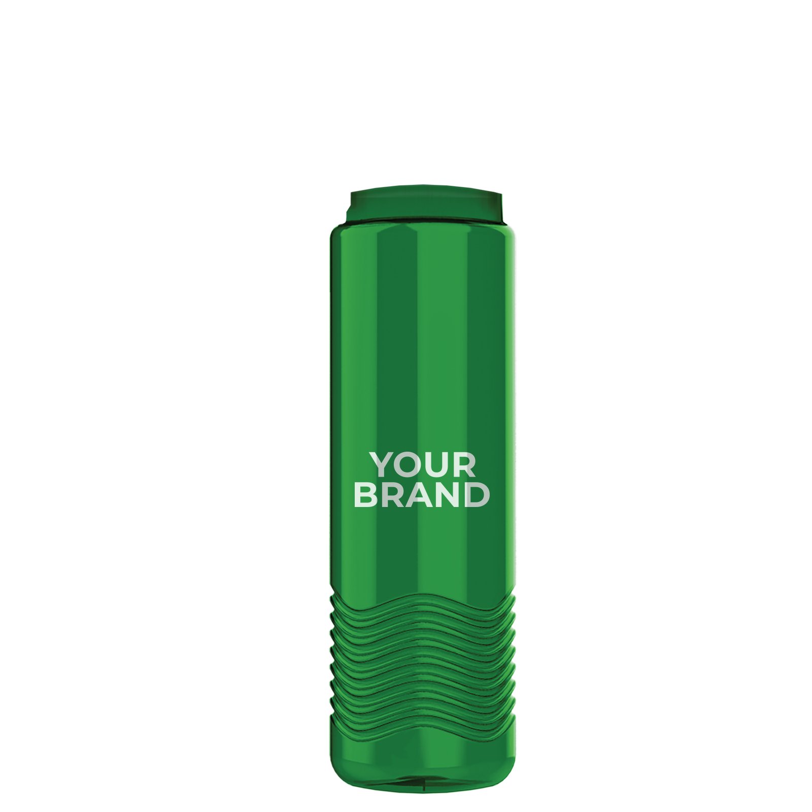 Garyline® Wave Tritan® Bottle with Flip-Straw, Swivel-Handle Lid - 24 oz.