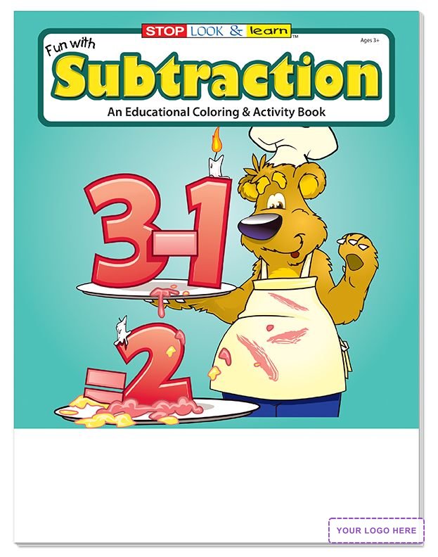 COLORING SET - Fun With Subtraction Coloring Book Fun Pack