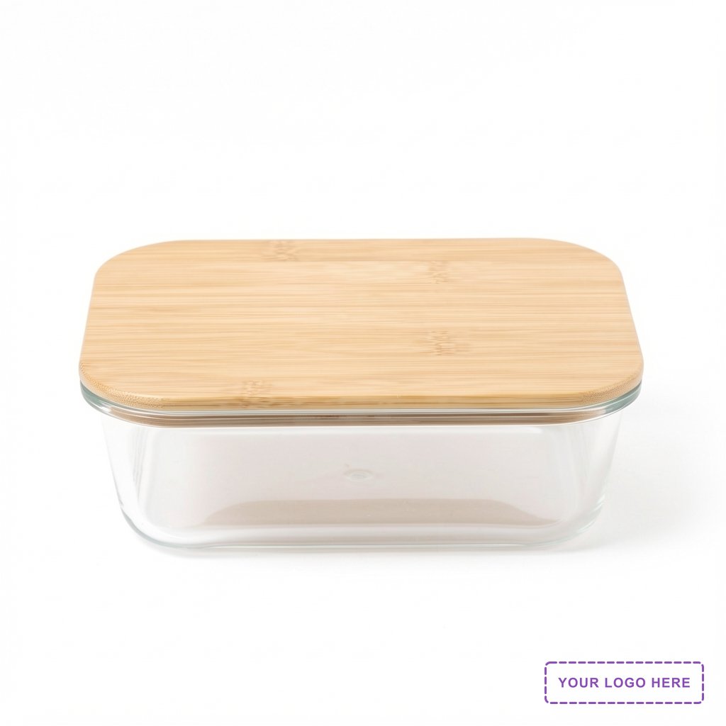 4 Cup Bamboo Storage Container