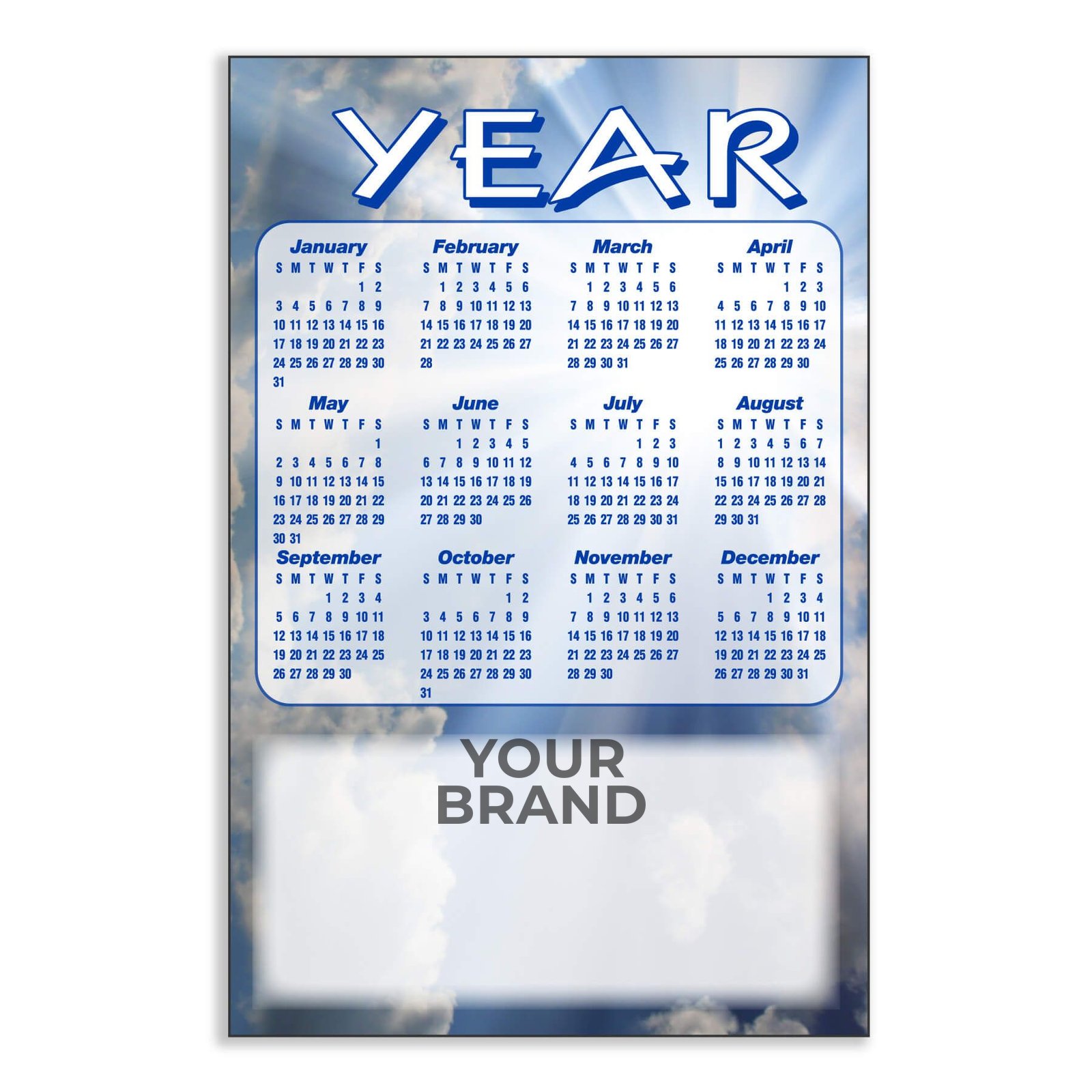 XL Magnetic Calendars
