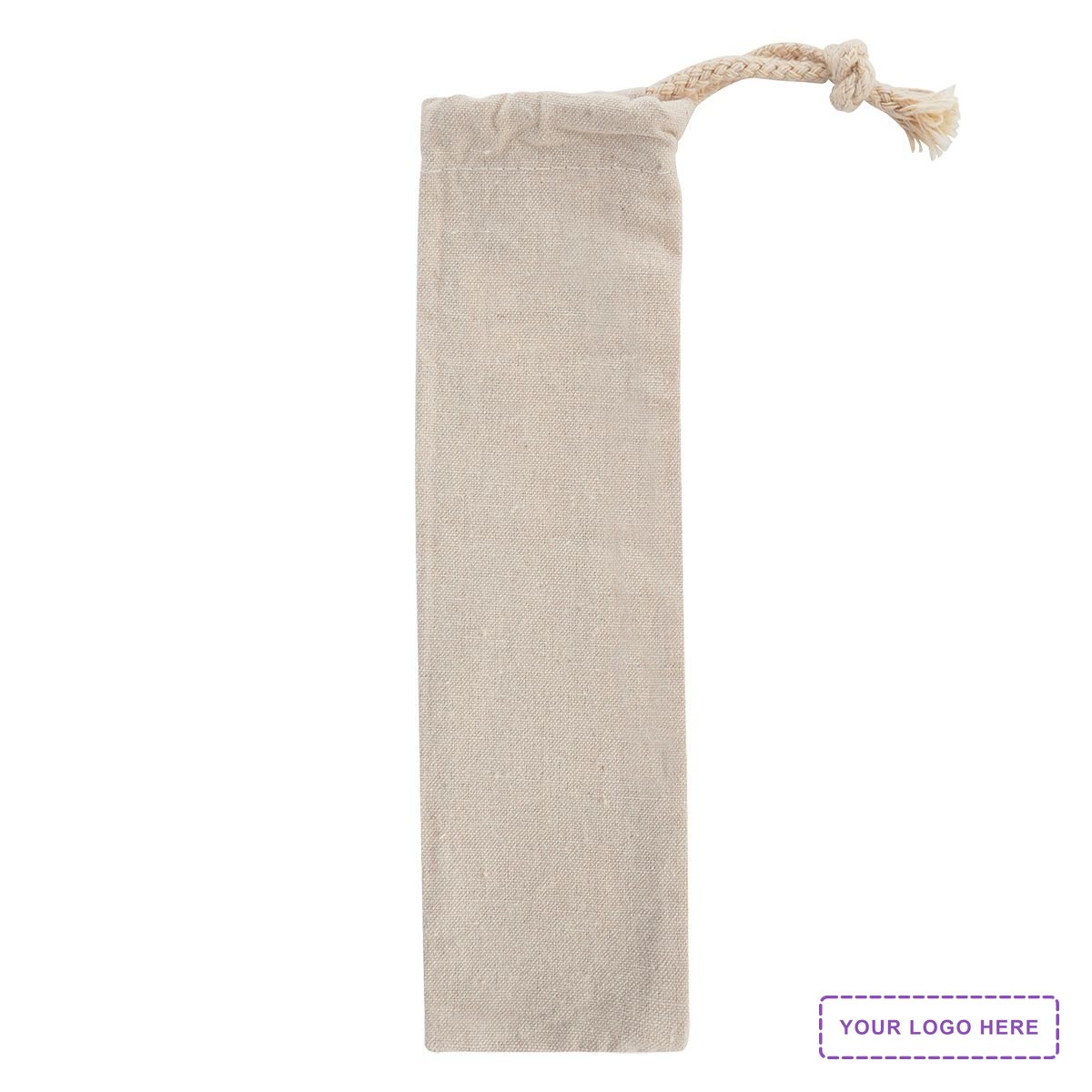 3-Pack Stainless Straw Kit with Cotton Pouch