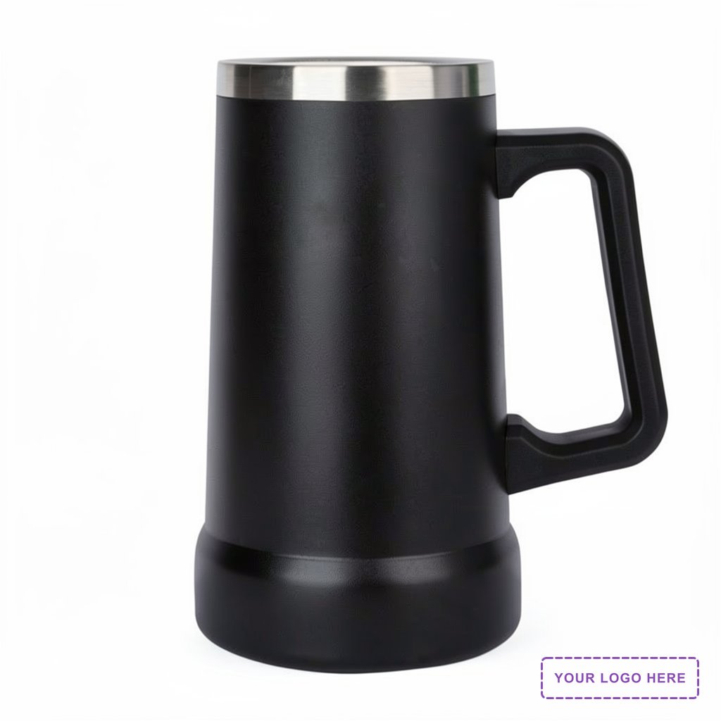 iCOOL® Breckenridge 24 oz. Double Wall Stainless Steel Beer Stein