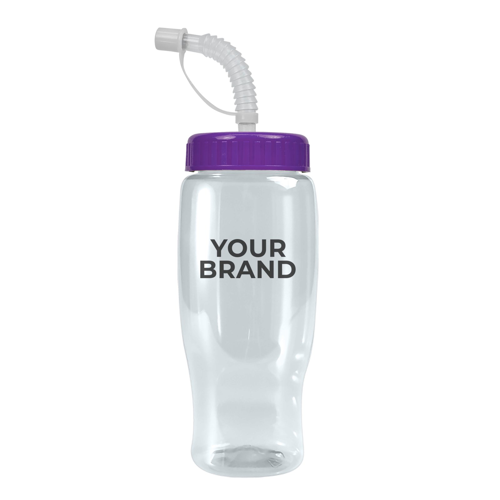 Garyline® Poly+ Recycled Bottle with Straw Lid - 27 oz.