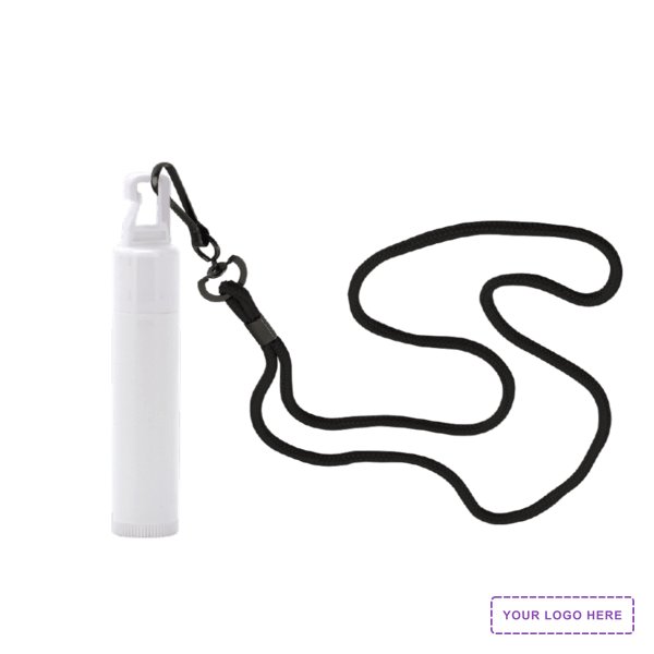 SPF 15 Lip Balm with Hook Cap and Cord Lanyard