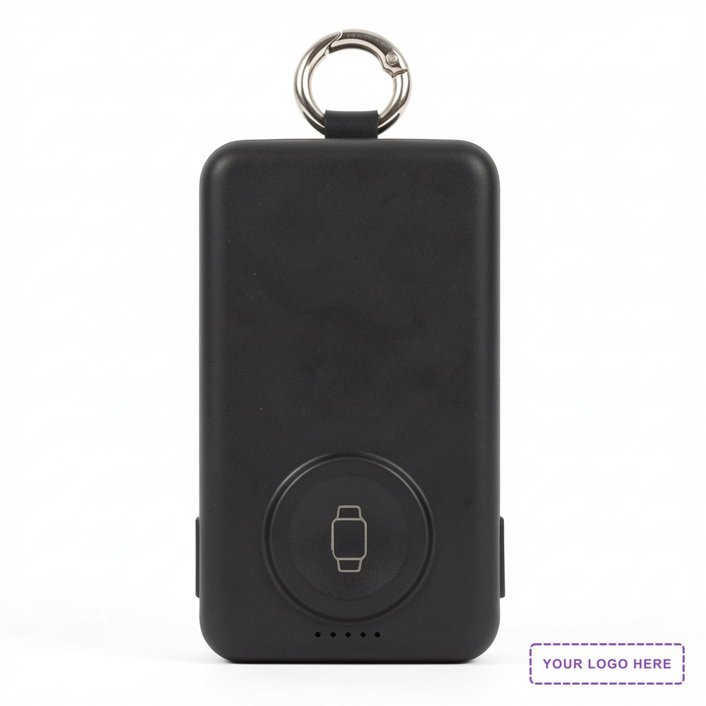 Charter 6200mAh Light Up Power Bank with Watch Charger & Keyring