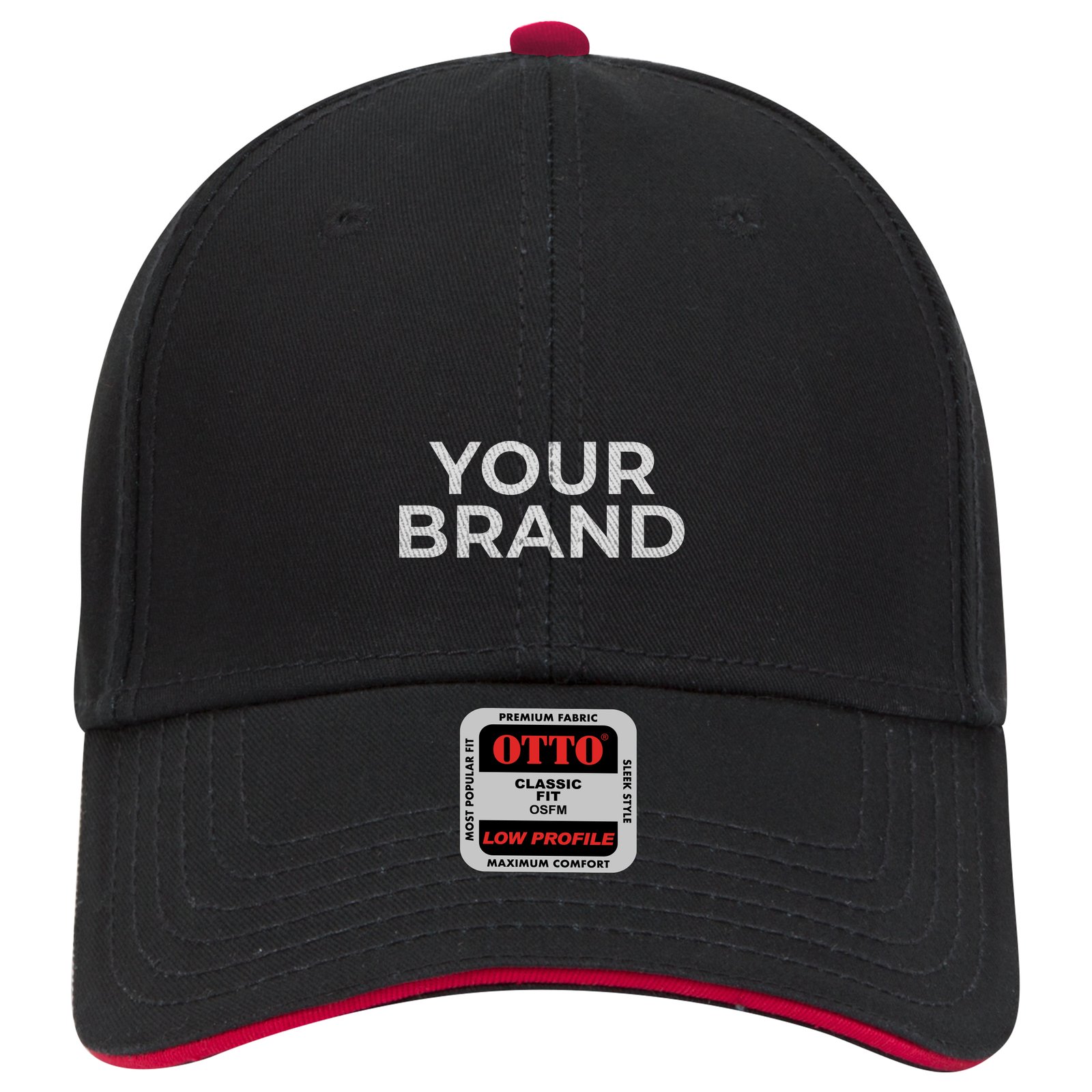 OTTO CAP® 6 Panel Low Profile Baseball Cap
