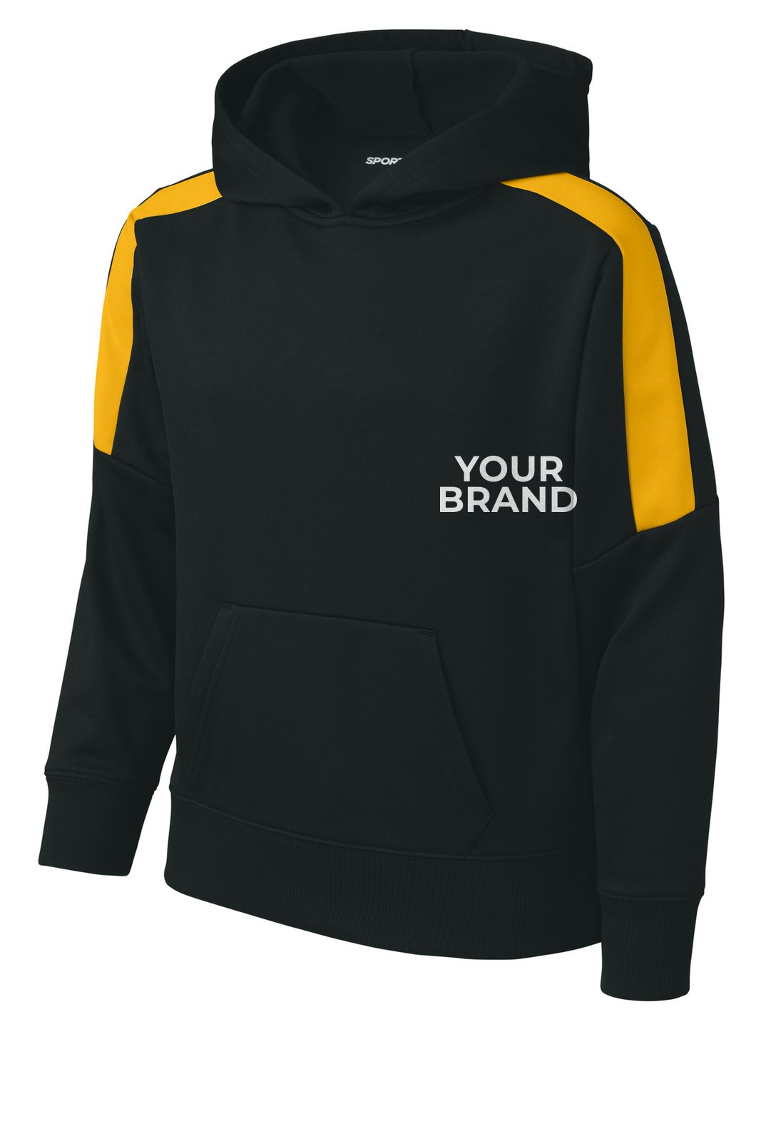 Sport-Tek Youth Sport-Wick Fleece United Pullover Hoodie YST255
