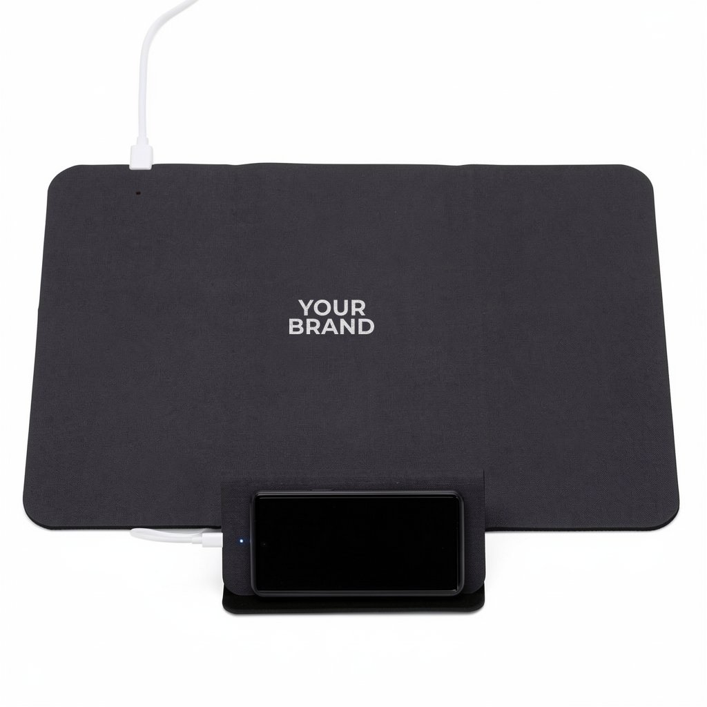 Acadia RPET Mouse Pad with 15W Wireless Charger