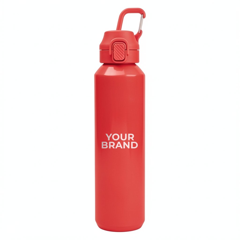 27 Oz. Travis Recycled Aluminum Bottle With Carabiner