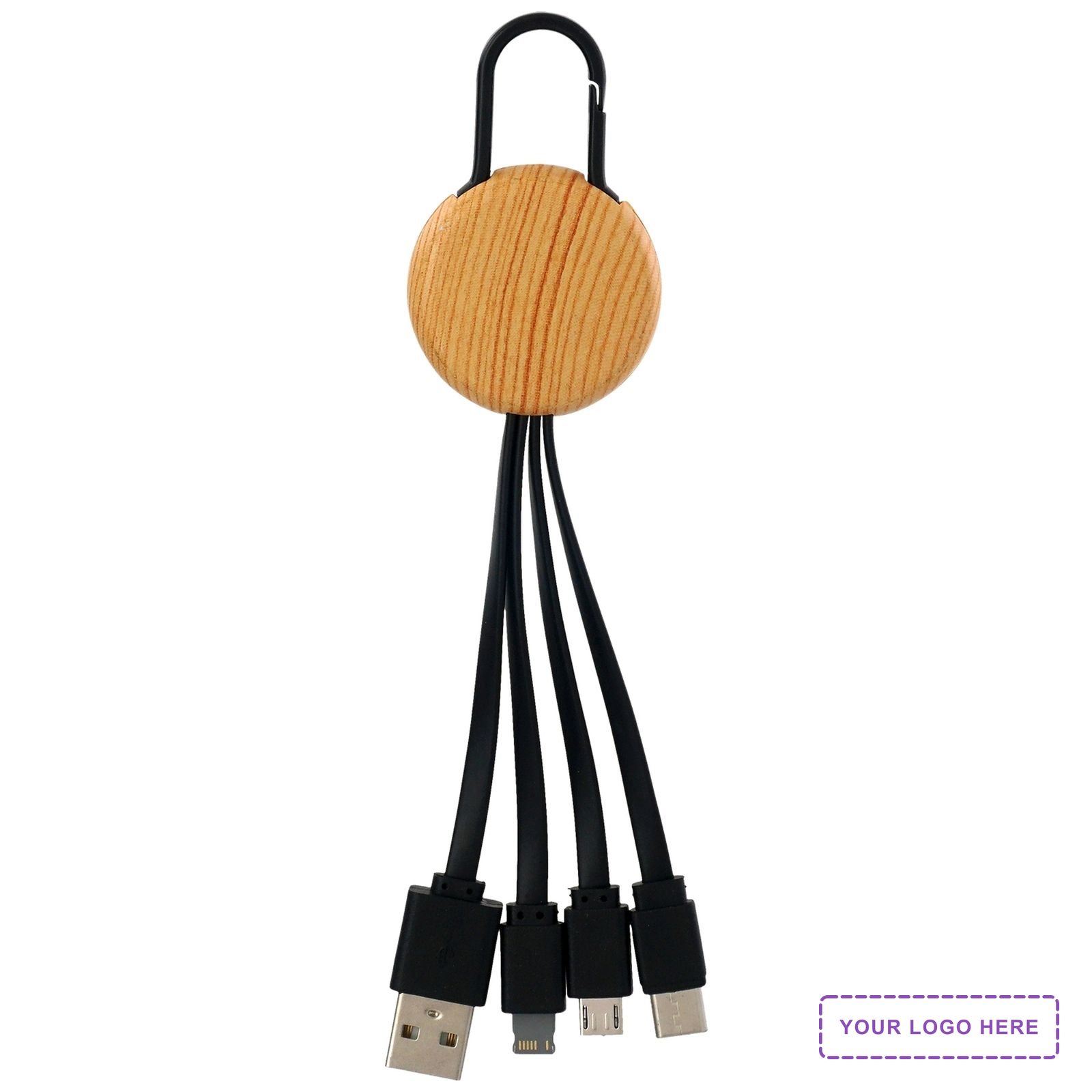 Bamboo Clip 3-IN-1 Charging Cable