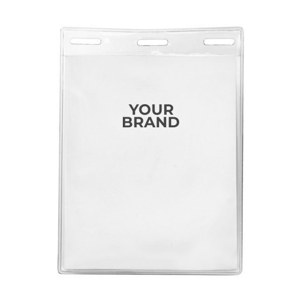 3 5/16" x 4 1/4" Printed Vertical Vinyl Pouch