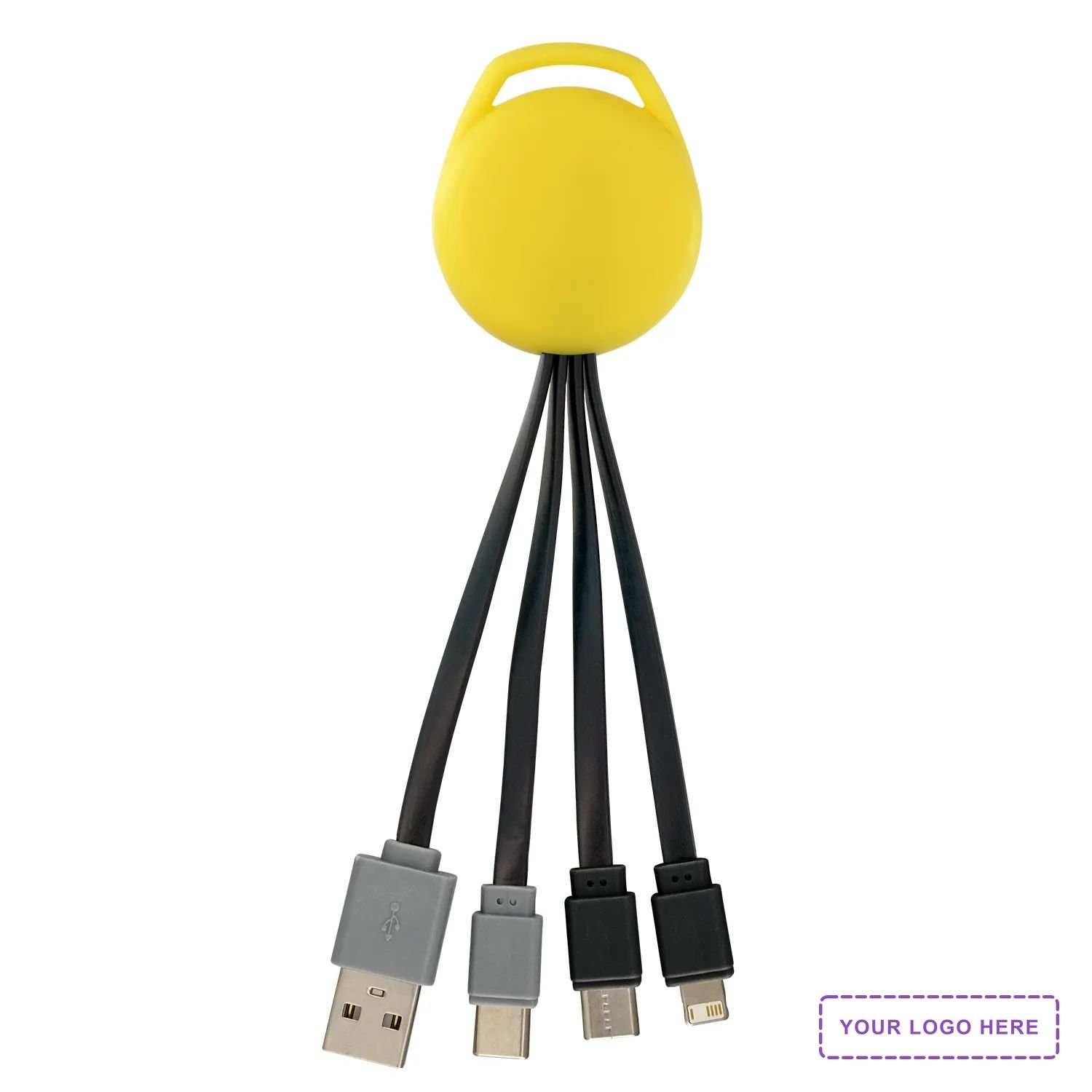 Vivid Dual Input 3-IN-1 Charging Cable