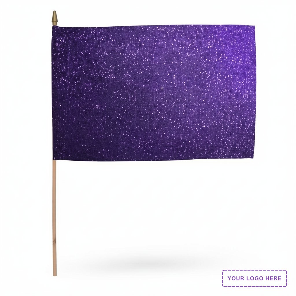 12" x 18" Stick Flag Kits with Spear Tip (Set of 6)