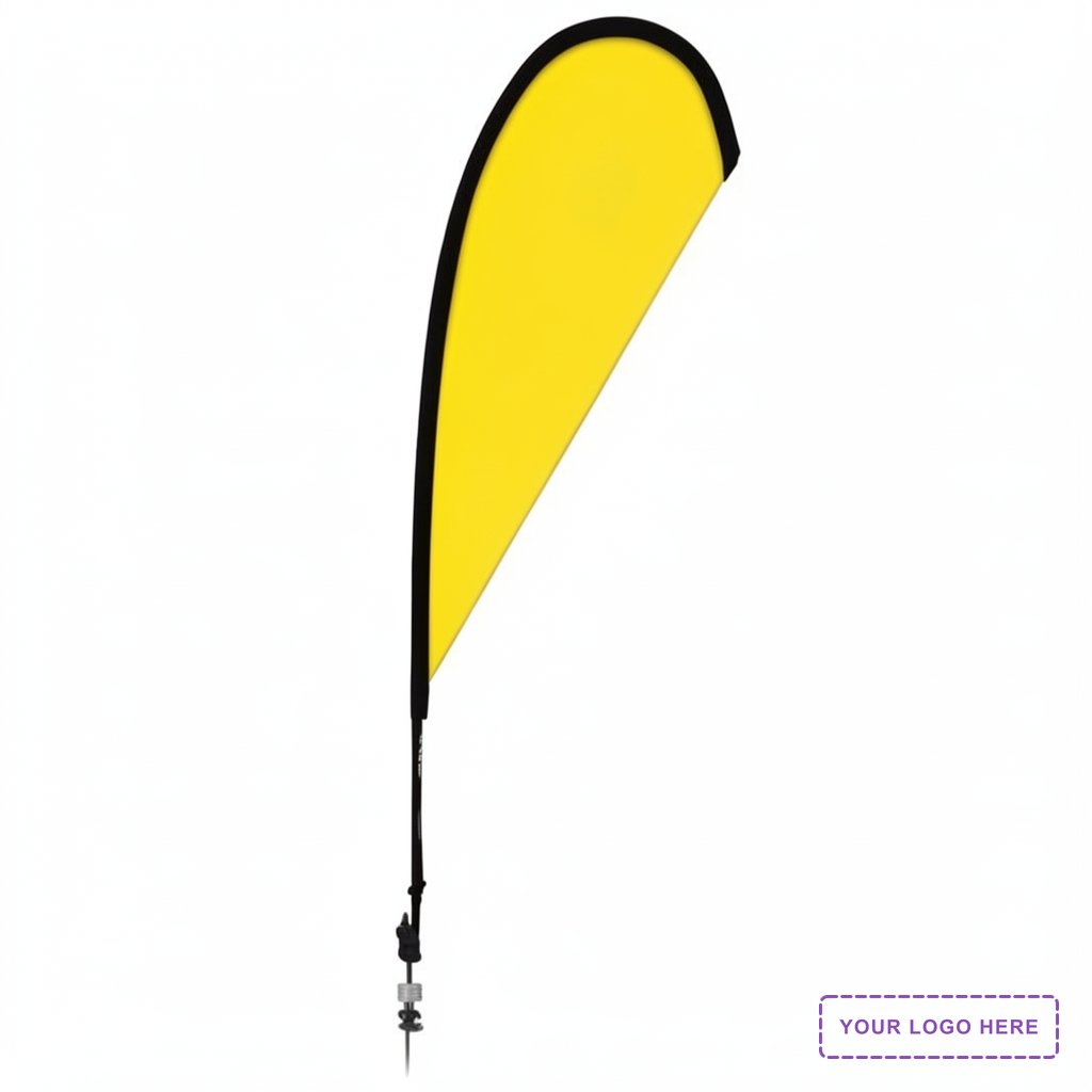 8' Premium Teardrop Sail Sign Kit (Single-Sided with Ground Spike)