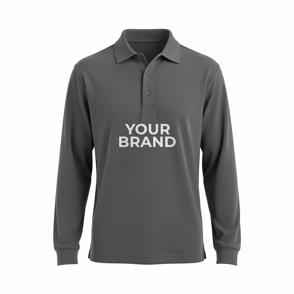 Port Authority Rapid Dry Long Sleeve Polo. K455LS