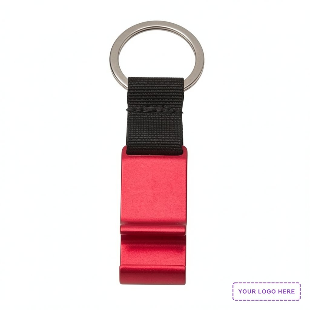 Aluminum Bottle Opener with Key Ring