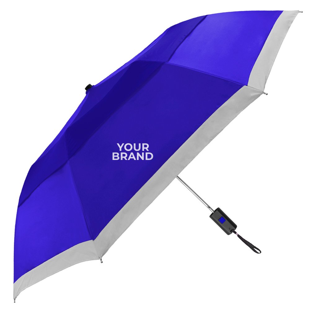 The Vented Lifesaver Folding Umbrella