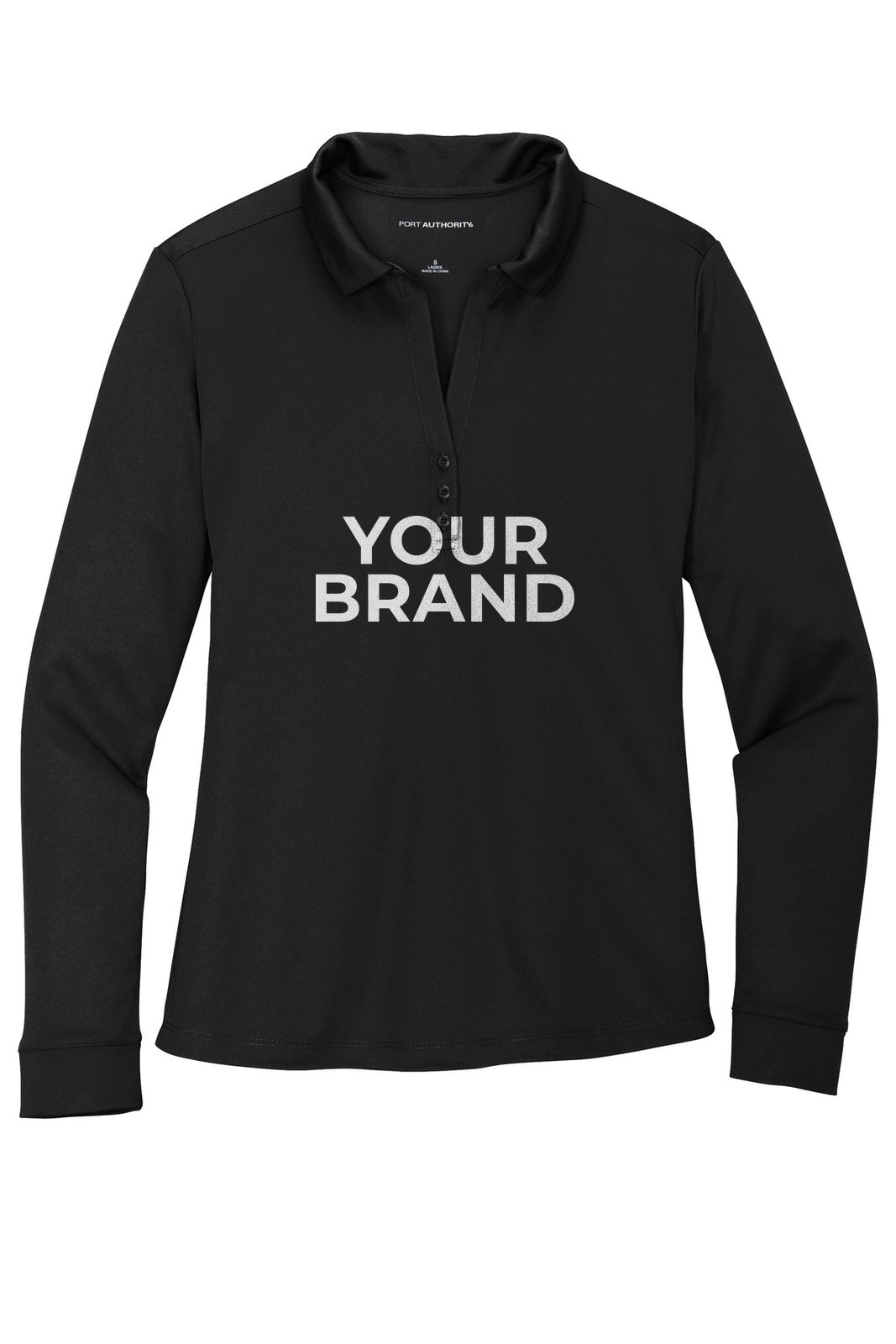 Port Authority Women's Silk Touch Performance Long Sleeve Polo. L540LS