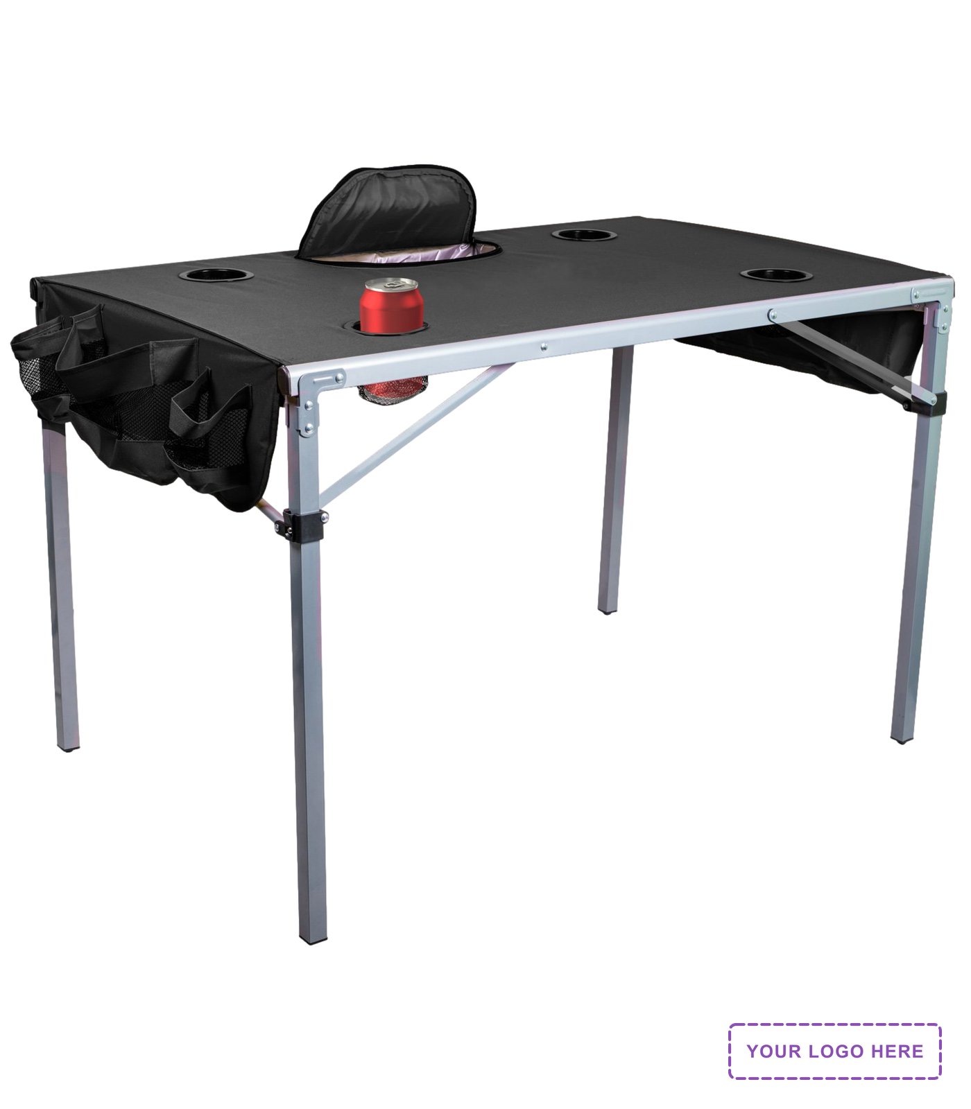 Tailgate Table with Cooler