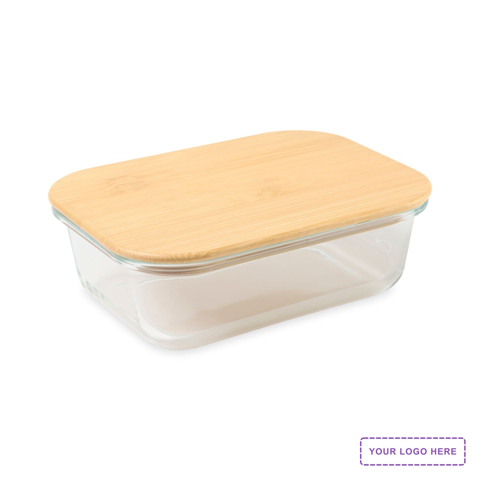 2 Cup Bamboo Storage Container