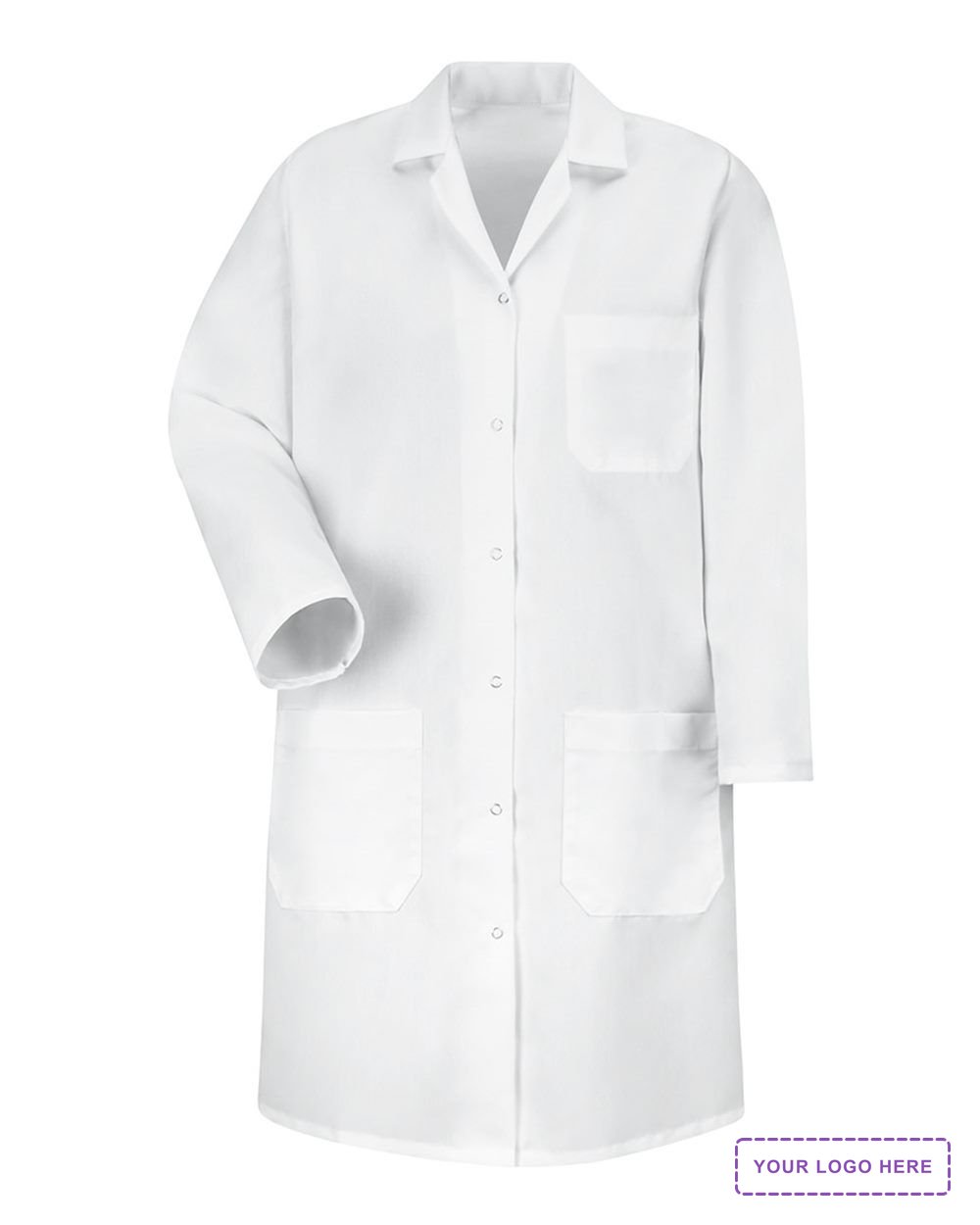 Women's Gripper Front Lab Coat - KP15