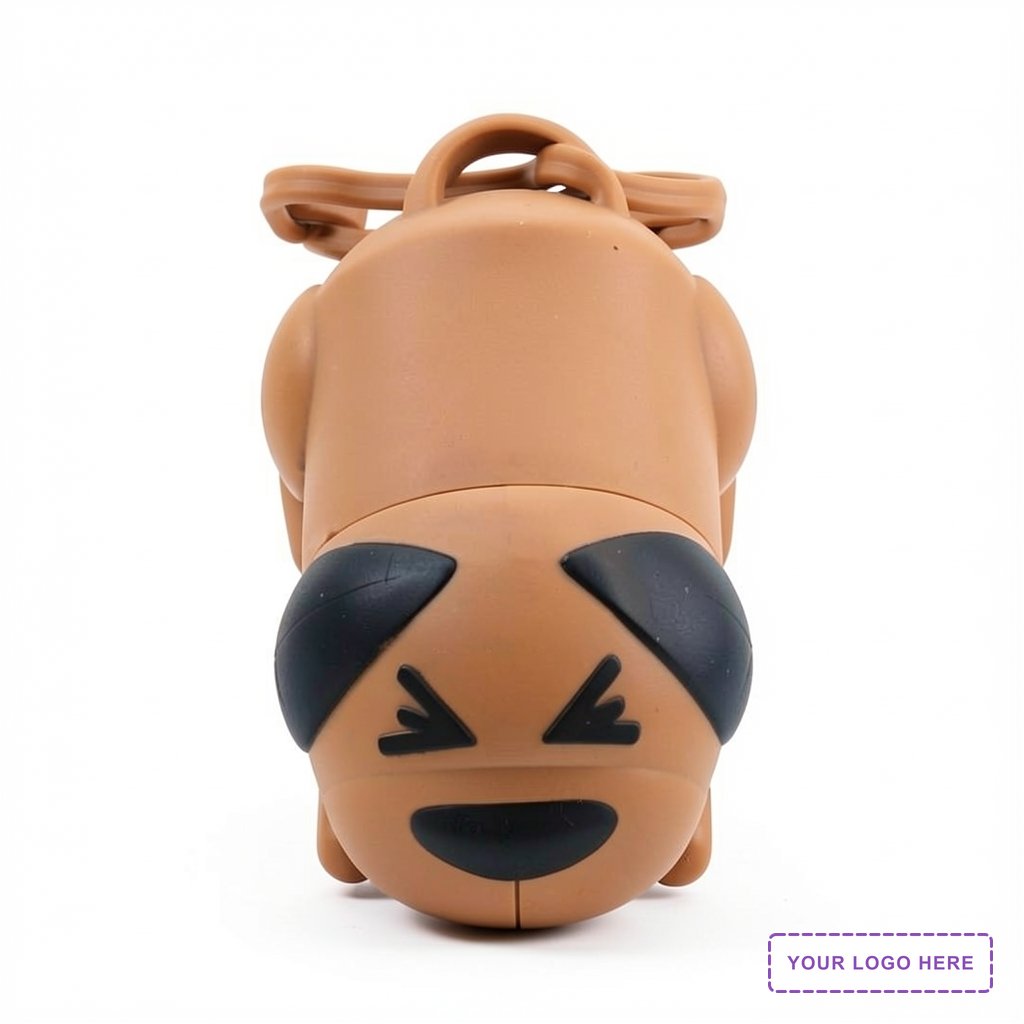 Dog Shaped Pet Bag Dispenser - 1 Color Imprint