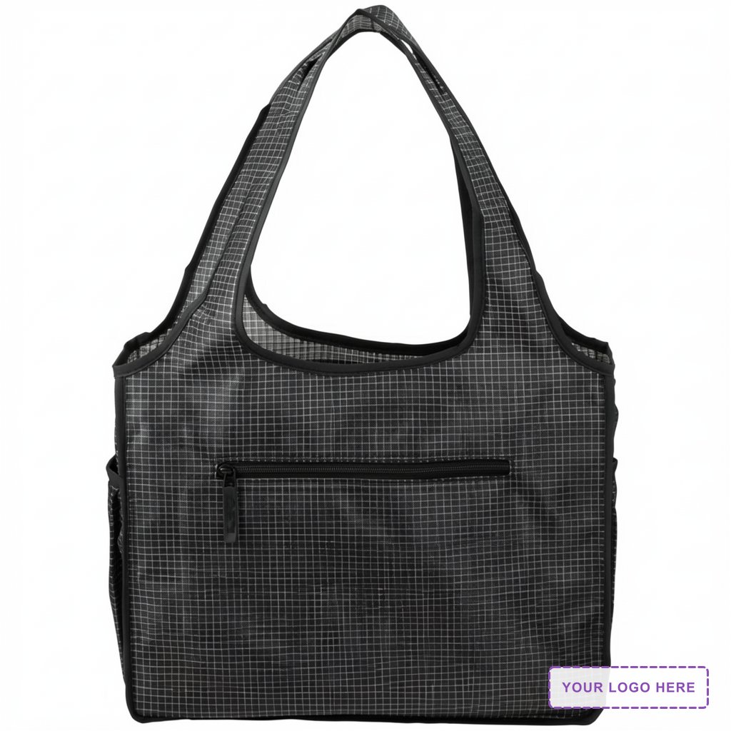 Grid Bungalow Tote