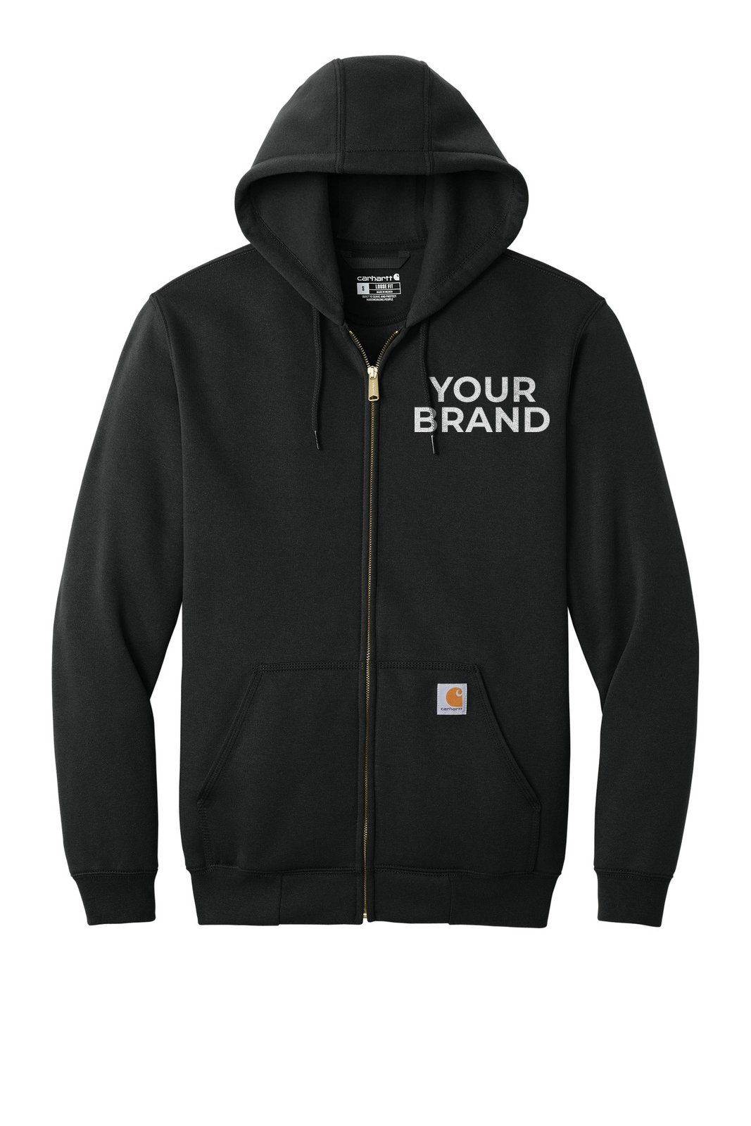 Carhartt Midweight Hooded Zip-Front Sweatshirt. CTK122