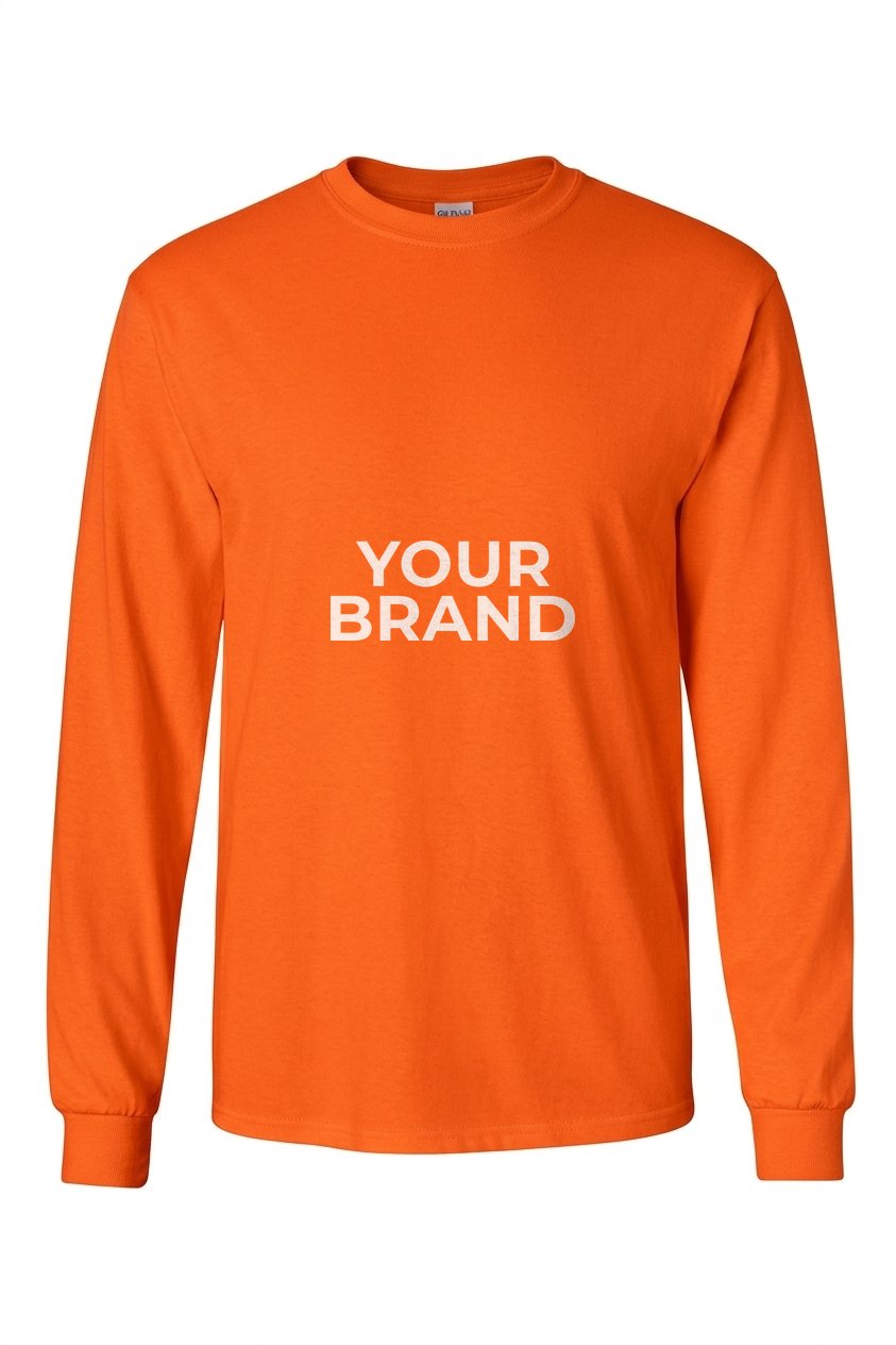 Gildan - DryBlend 50 Cotton/50 Poly Long Sleeve T-Shirt. 8400