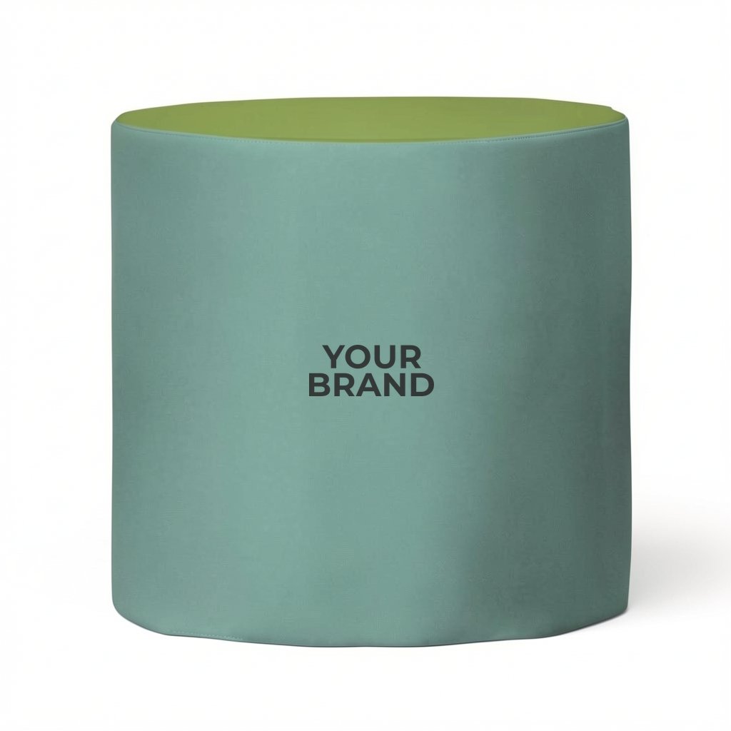 Café-Height Round Fitted Table Throw (Full-Color Full-Bleed)