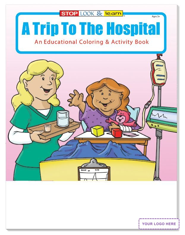 COLORING SET - A Trip to the Hospital Coloring Book Fun Pack