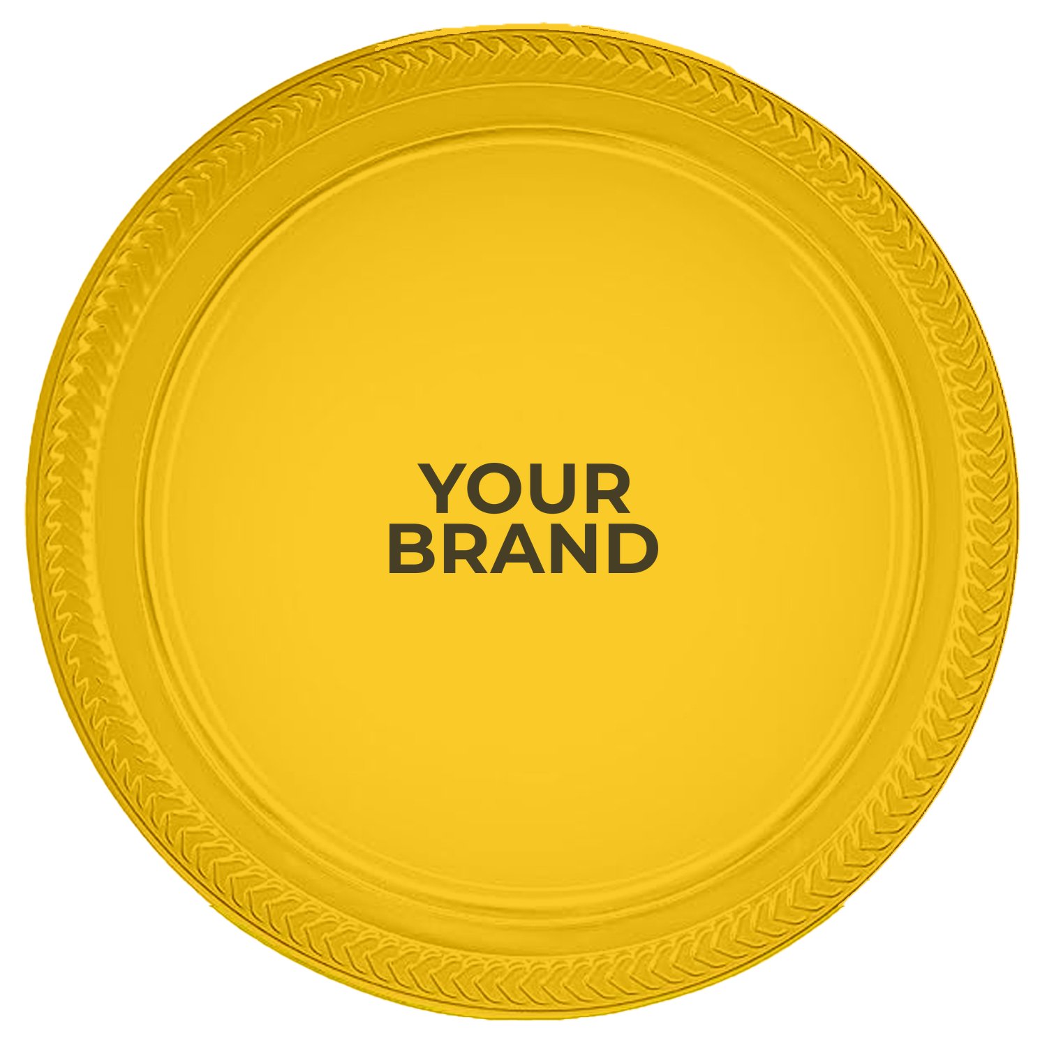 9" Colorware Plastic Plate