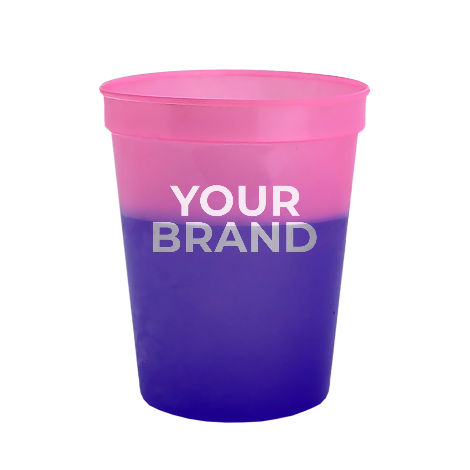 Garyline® Cups-on-the-Go Color-Changing Stadium Cup - 16 oz.