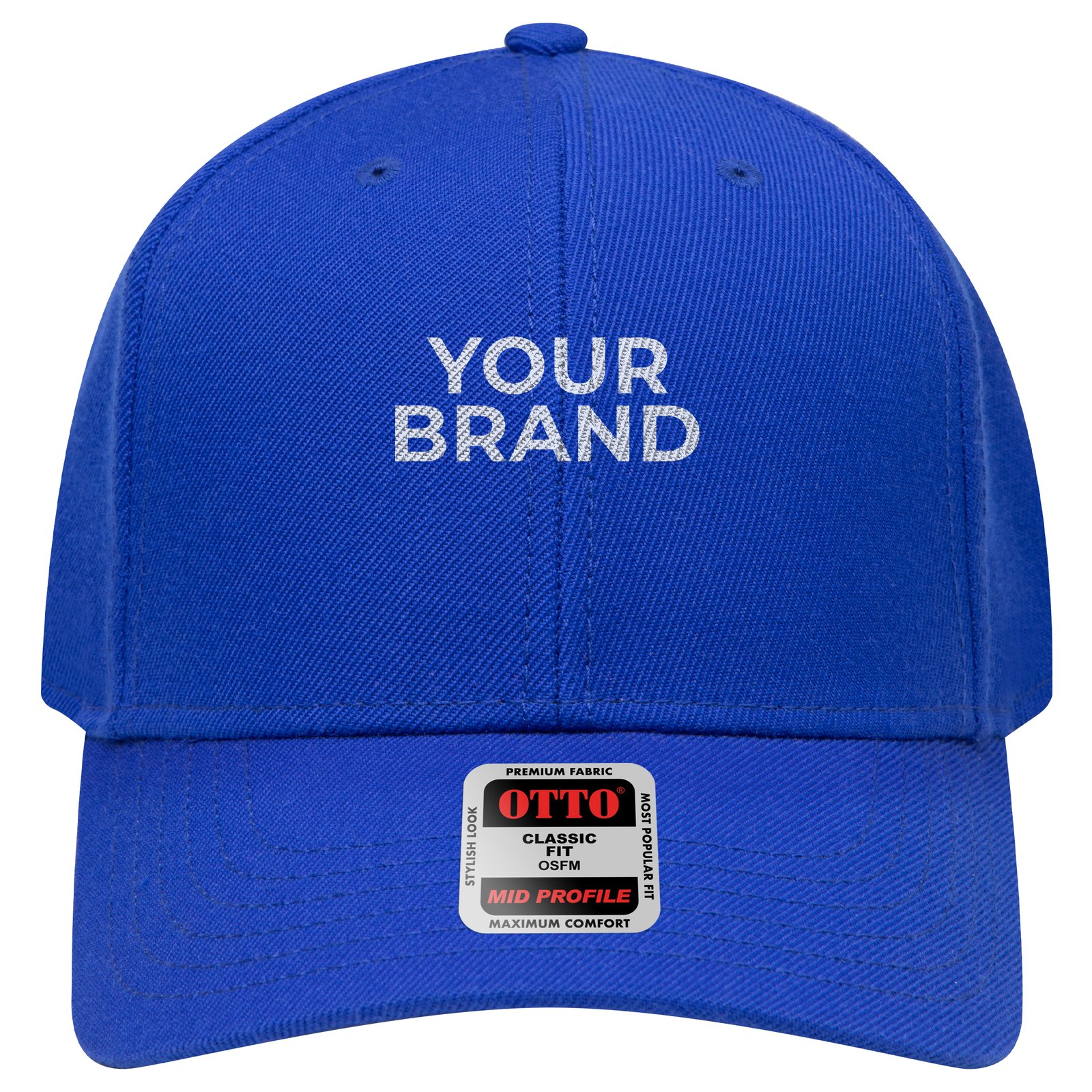 OTTO CAP® 6 Panel Mid Profile Baseball Cap