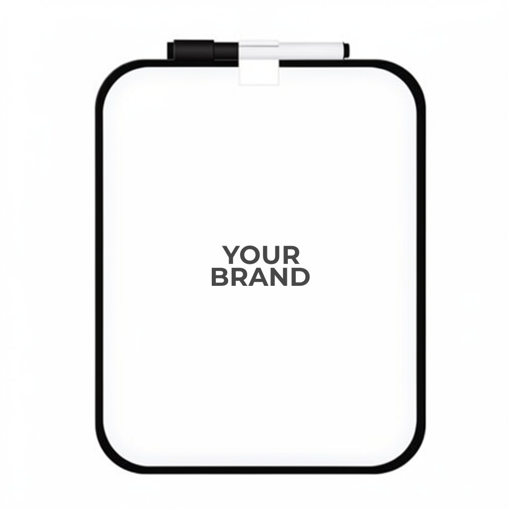 Dry Erase Board and Marker with Full Color Decal