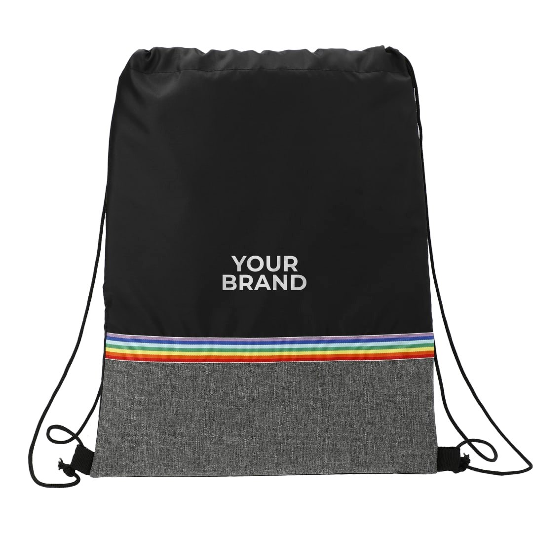 Rainbow RPET Drawstring Bag