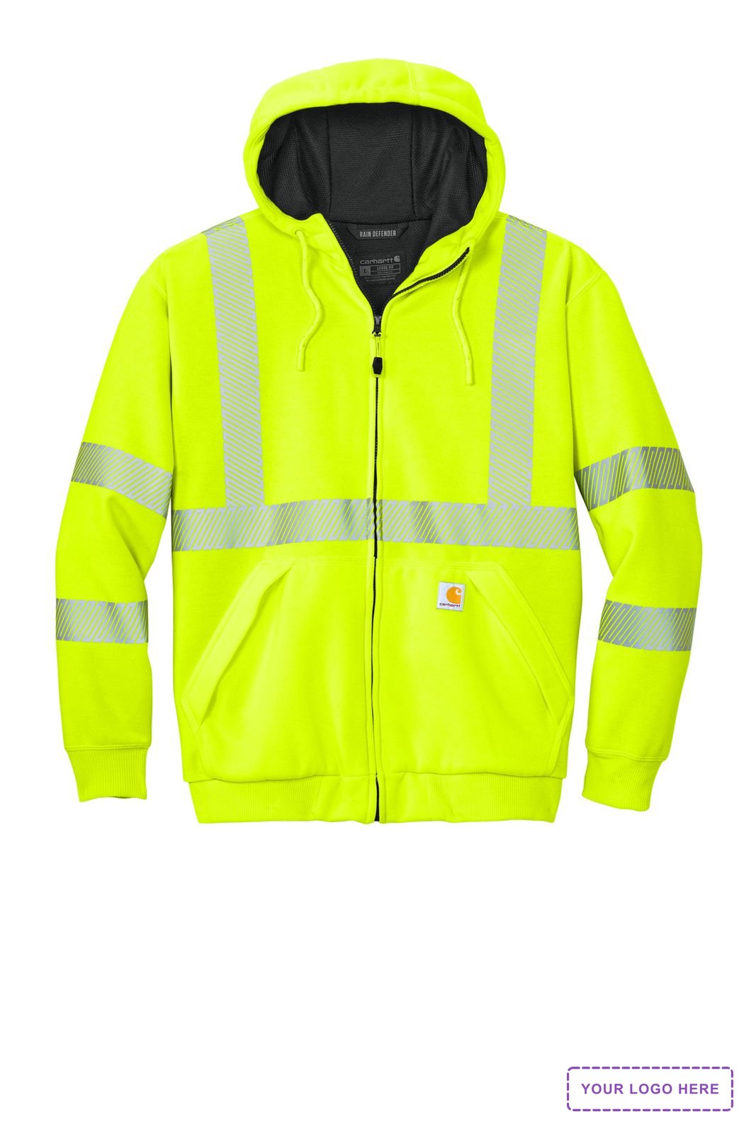 Carhartt ANSI 107 Class 3 Lined Full-Zip Sweatshirt CT104988