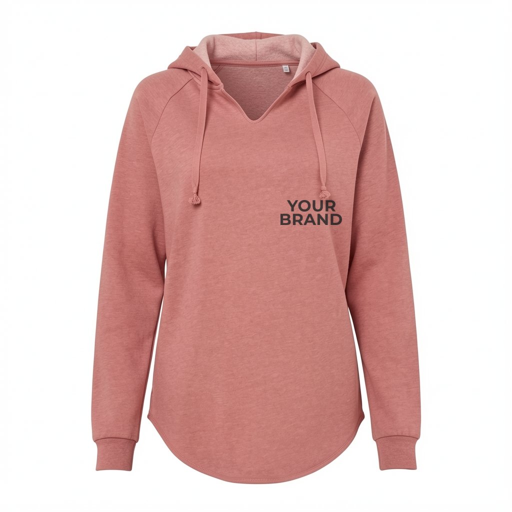 Women's Lightweight California Wave Wash Hooded Sweatshirt - PRM2500