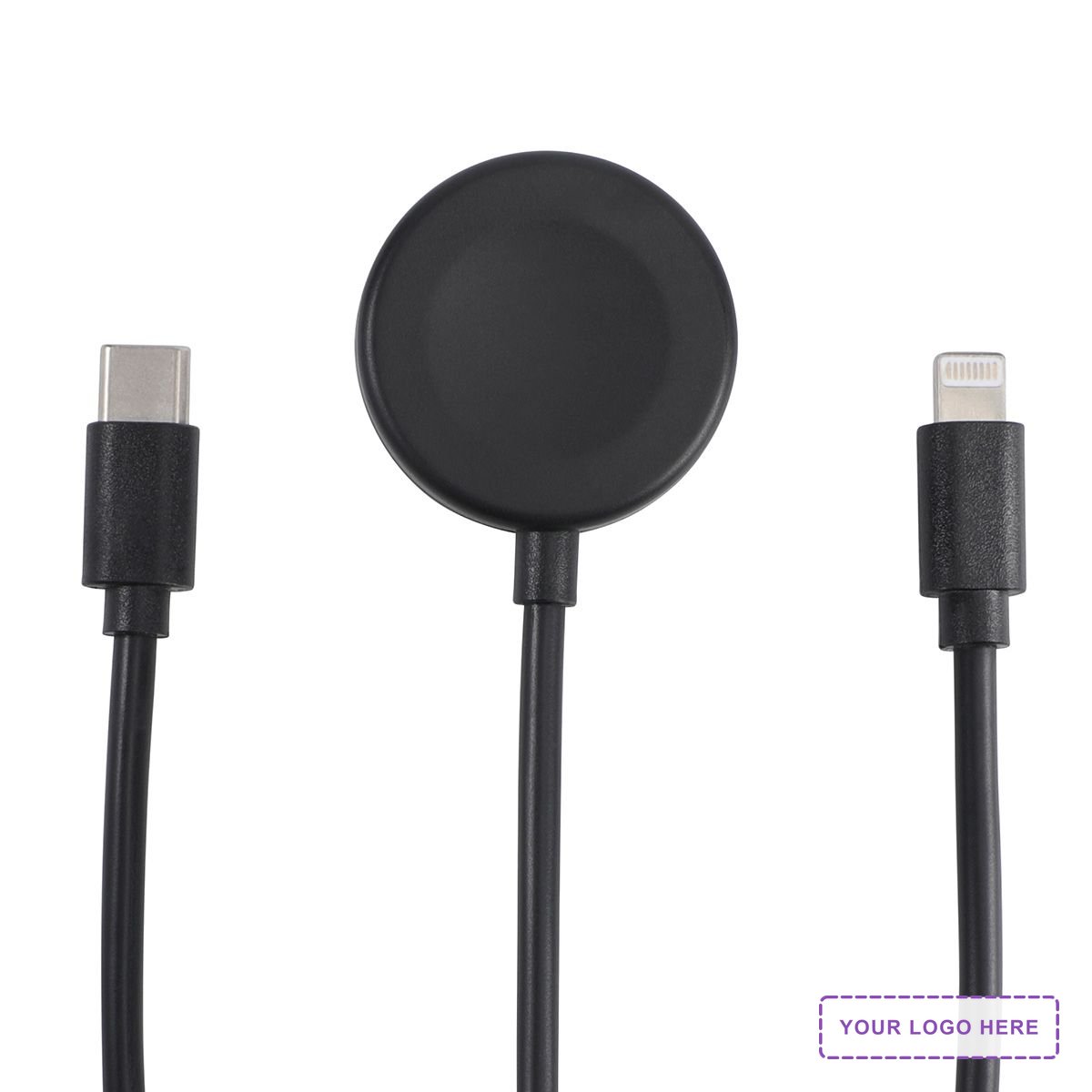 Infinity 5-in-1 59" Charging Cable with Watch Charger & Light-Up Logo